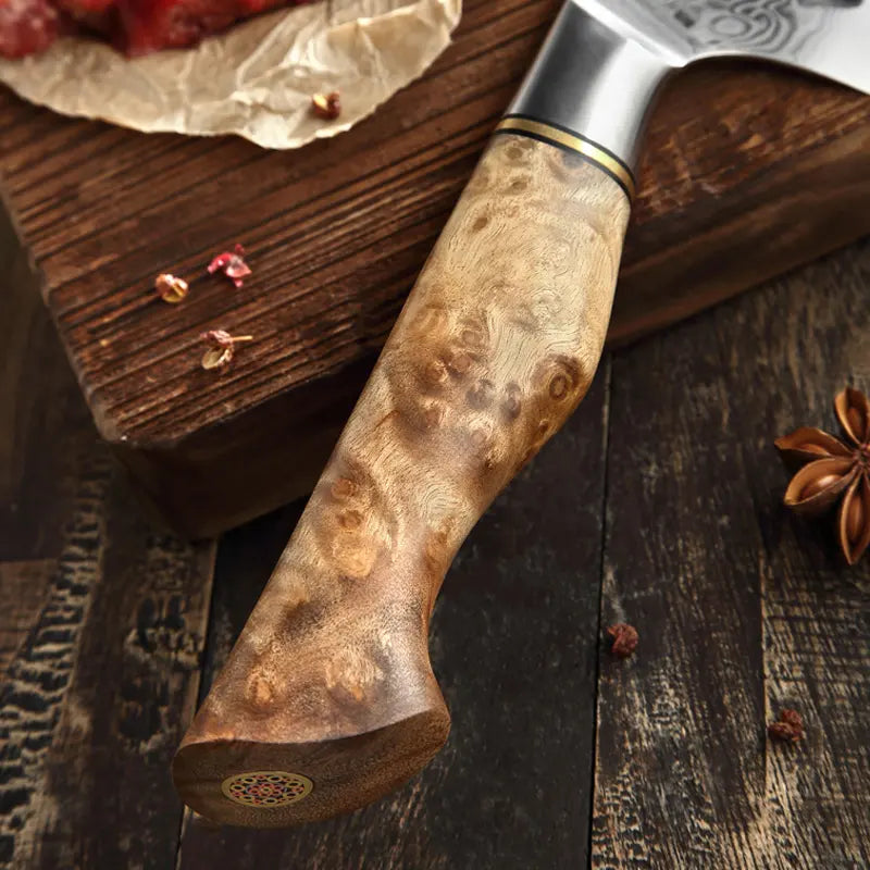 S30-3 | 7" Santoku Knife - 67 Layers Damascus steel